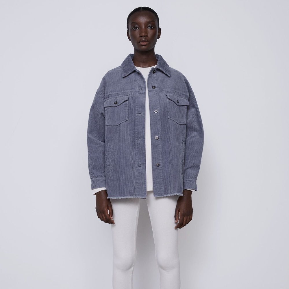 CORDUROY OVERSHIRT GRAY (NWOT)